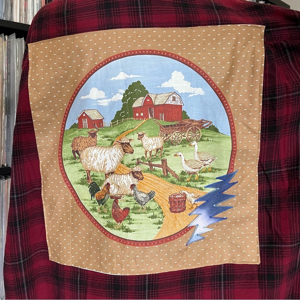FarmAid hippie patchwork shakedown lot tour grateful company dead sphere chore